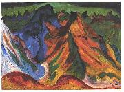 The mountain Ernst Ludwig Kirchner
